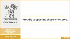 Employee recognition scheme gold badge